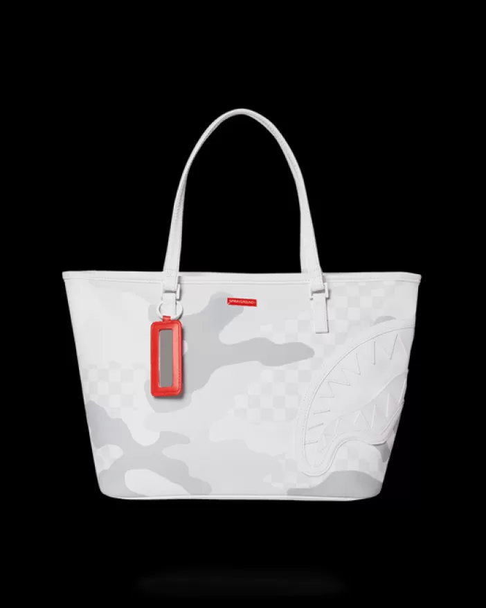 TOTES*Sprayground 3AM LE BLANC TOTE