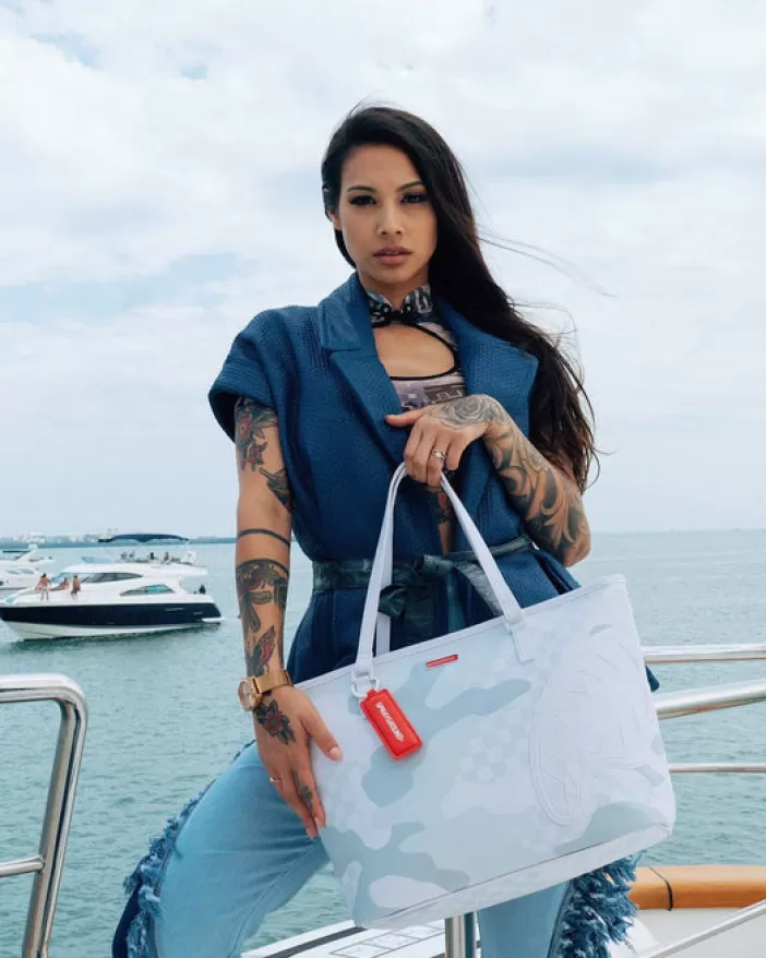 TOTES*Sprayground 3AM LE BLANC TOTE
