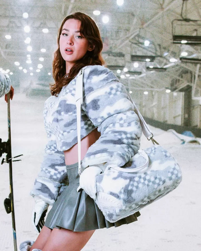 DUFFLES*Sprayground 3AM PLUSH SWISS ALPS MINI DUFFLE