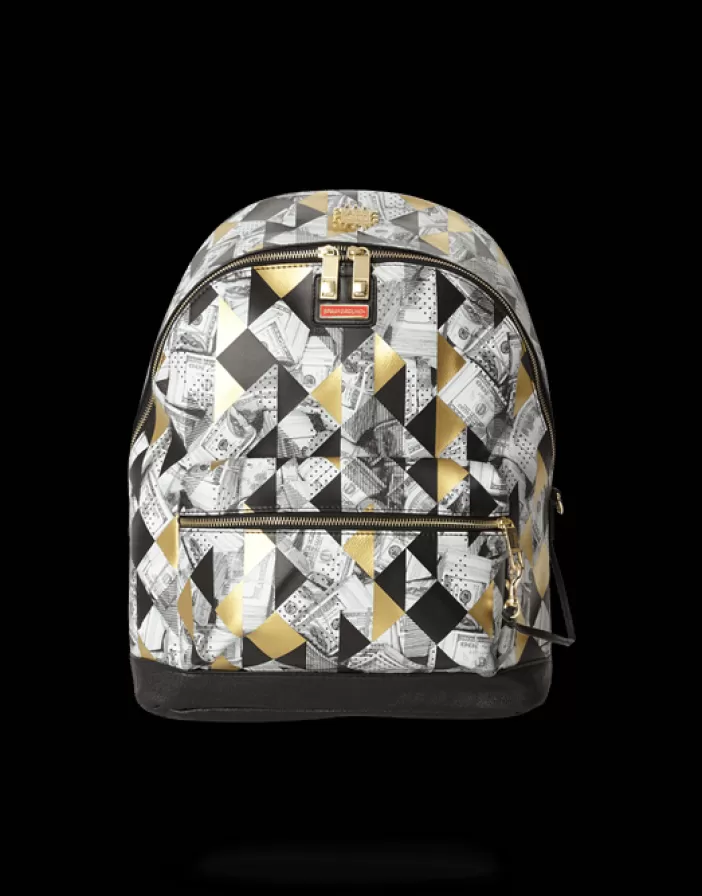 BACKPACKS*Sprayground 6-STRAP FRACTAL MONEY EMPEROR