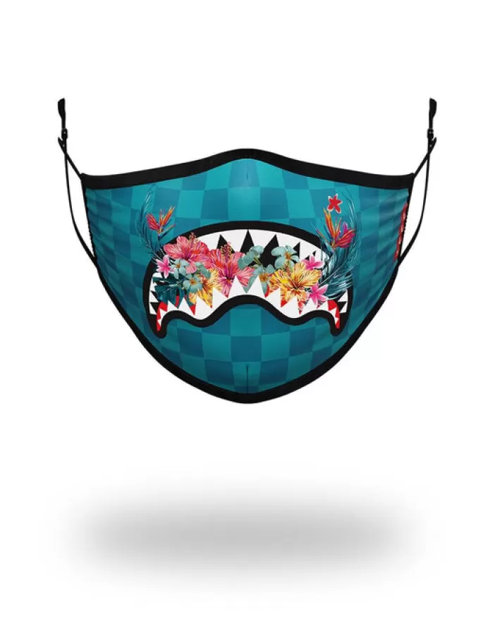 FACE MASKS*Sprayground ADULT BLOSSOM SHARK FORM FITTING FACE MASK