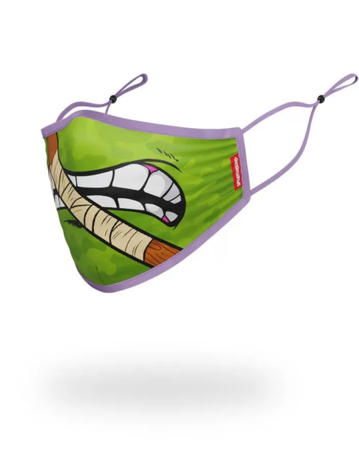 FACE MASKS*Sprayground ADULT TMNT: DONATELLO SHARK FORM FITTING FACE-COVERING