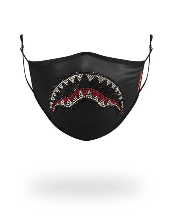 FACE MASKS*Sprayground ADULT TRINITY SHARK FORM FITTING FACE MASK