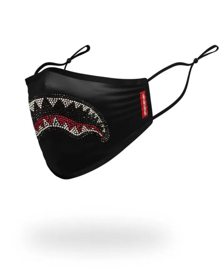 FACE MASKS*Sprayground ADULT TRINITY SHARK FORM FITTING FACE MASK