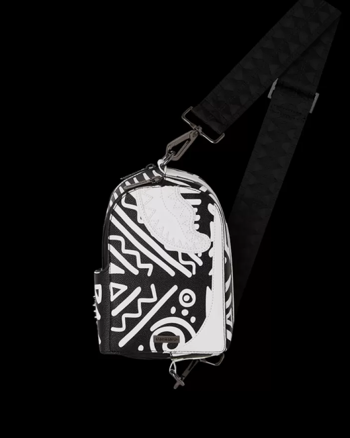 SLINGS | CROSSBODYS*Sprayground A.I.8 AFRICAN INTELLIGENCE - ORIGIN STORY BACKPACK SLING