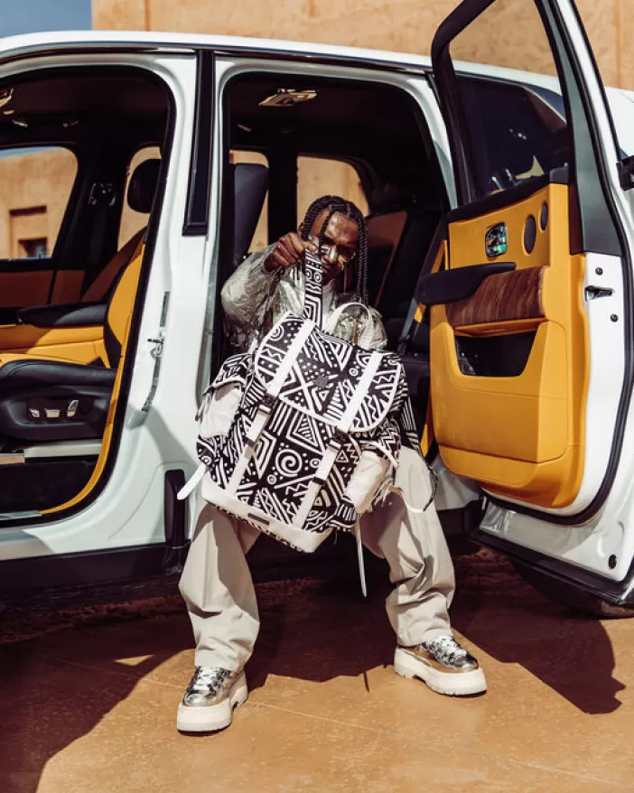 MONTE CARLO | BACKPACKS*Sprayground A.I.8 AFRICAN INTELLIGENCE - ORIGIN STORY MONTE CARLO