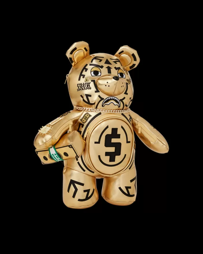 TEDDY BEAR BACKPACKS | BACKPACKS*Sprayground A.I.8 AFRICAN INTELLIGENCE PATH TO THE FUTURE II MEDIUM MONEYBEAR TEDDYBEAR BACKPACK