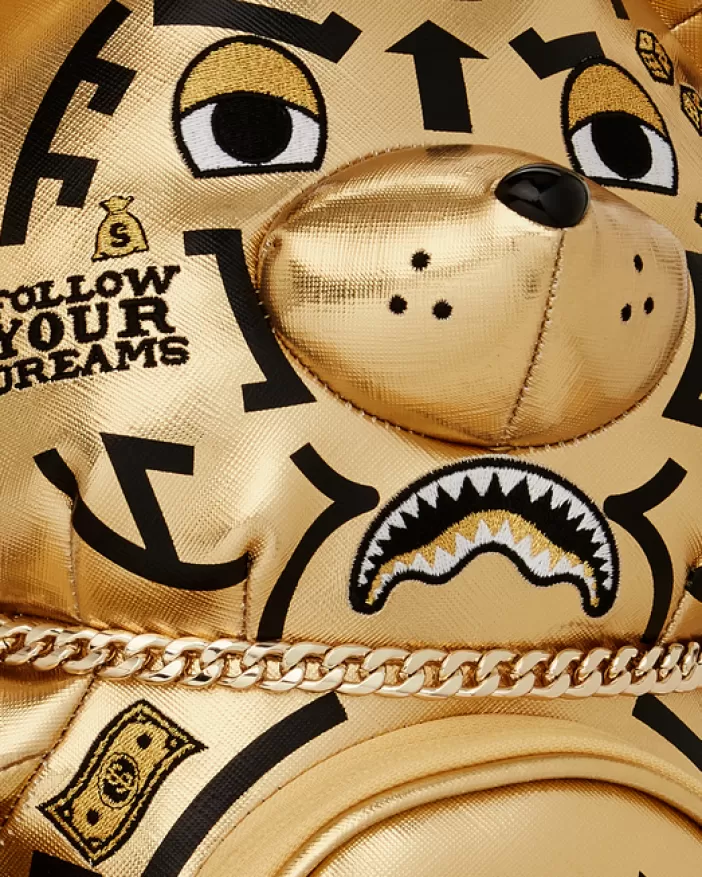 TEDDY BEAR BACKPACKS | BACKPACKS*Sprayground A.I.8 AFRICAN INTELLIGENCE PATH TO THE FUTURE II MEDIUM MONEYBEAR TEDDYBEAR BACKPACK