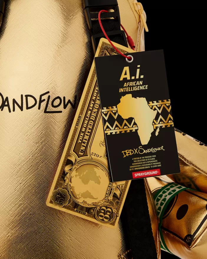 TEDDY BEAR BACKPACKS | BACKPACKS*Sprayground A.I.8 AFRICAN INTELLIGENCE PATH TO THE FUTURE II MEDIUM MONEYBEAR TEDDYBEAR BACKPACK