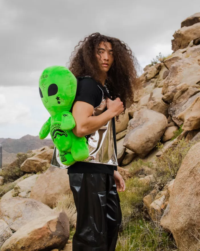 TEDDY BEAR BACKPACKS | BACKPACKS*Sprayground ALIEN PLUSH BACKPACK