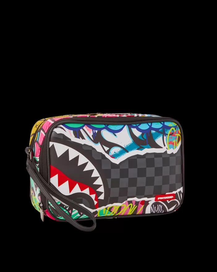 TOILETRIES AKA MONEY BAGS*Sprayground ARTISTIC PURSUIT TOILETRY BAG