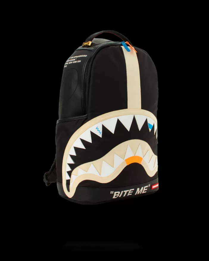 BACKPACKS*Sprayground BITE ME SHARK (BLACK) BACKPACK
