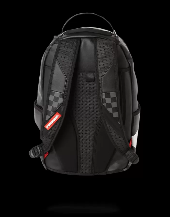 BACKPACKS*Sprayground BLACK HALF CHECK SHARKS IN PARIS BACKPACK (ONE OF ONE)