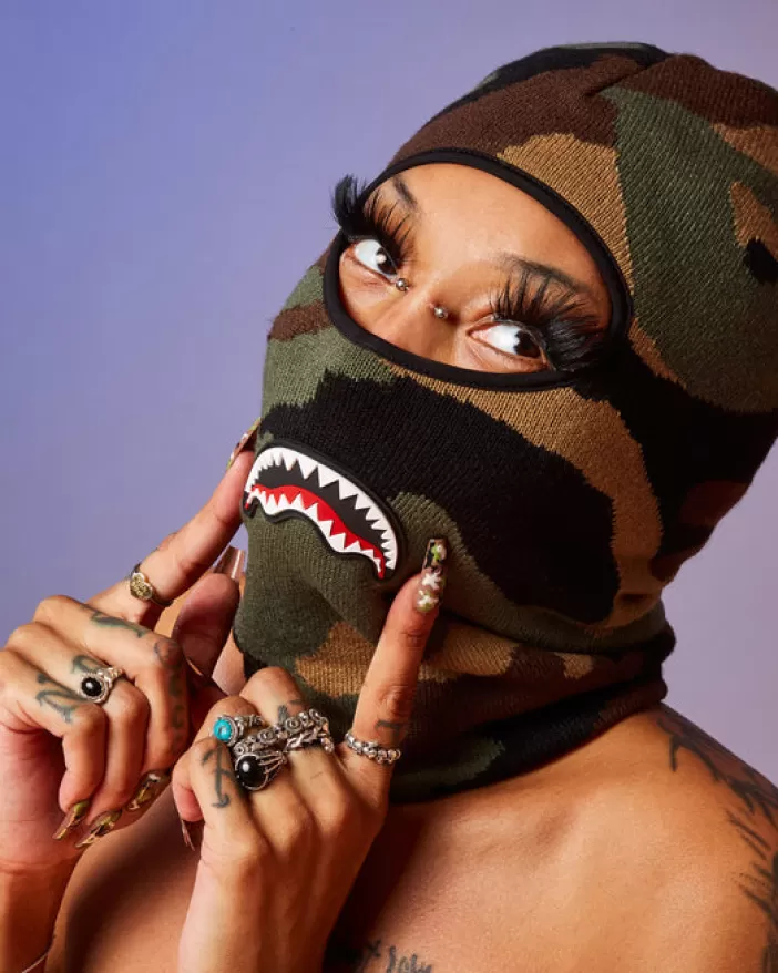 SKI MASKS | COLD WEATHER GEAR*Sprayground CAMO SHARK SKI MASK