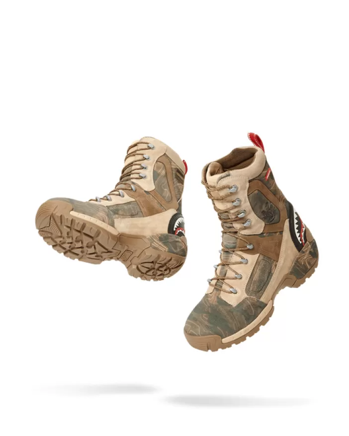 BOOTS*Sprayground CAMO TERRAIN FUERZA COBRA PARATROOPER BOOTS - MADE IN COLOMBIA NUMBERED 1/280 PAIRS