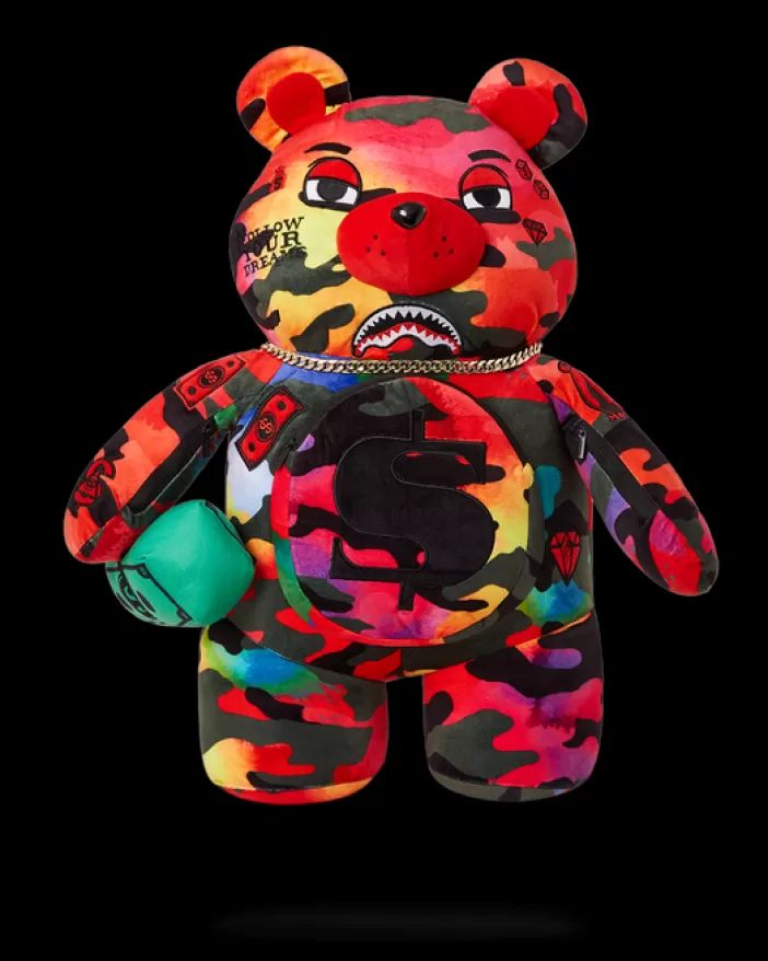 TEDDY BEAR BACKPACKS | BACKPACKS*Sprayground CAMOBURST MONEYBEAR TEDDYBEAR BACKPACK