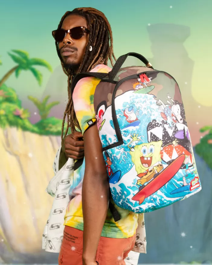 BACKPACKS*Sprayground CAMOKAWA 90S SURFERS BACKPACK (DLXR)