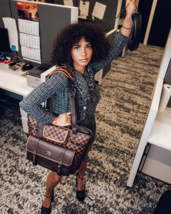 TOTES | HANDBAGS*Sprayground CHECKMATE ROYALE TOTE