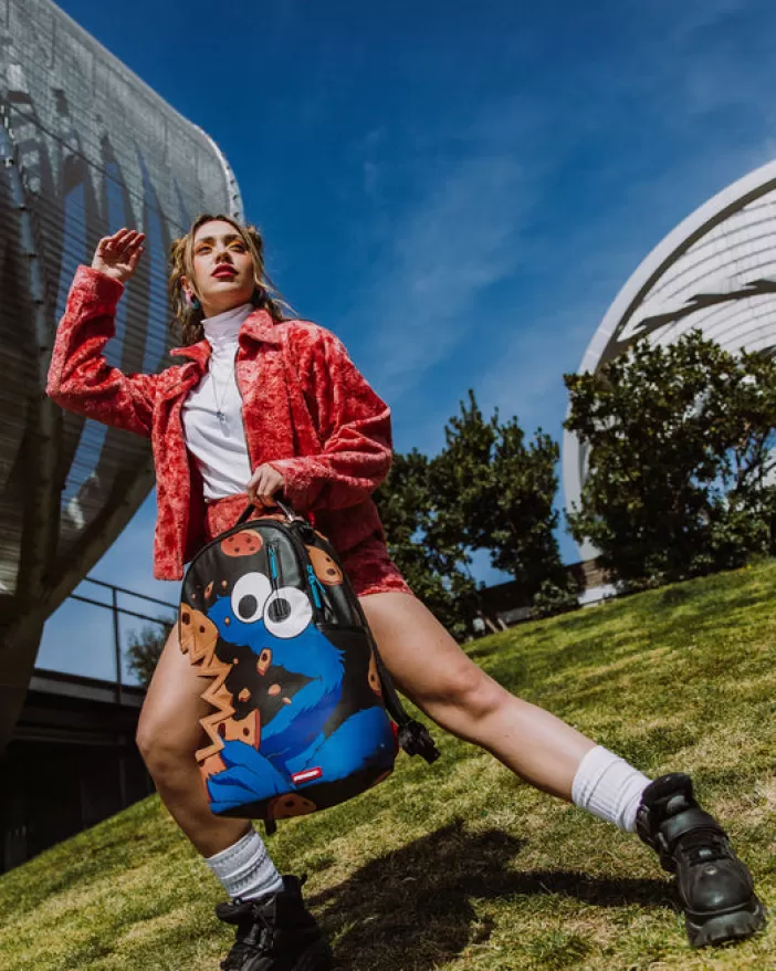 BACKPACKS*Sprayground COOKIE MONSTER COOKIE SHARKBITE BACKPACK (DLXV)