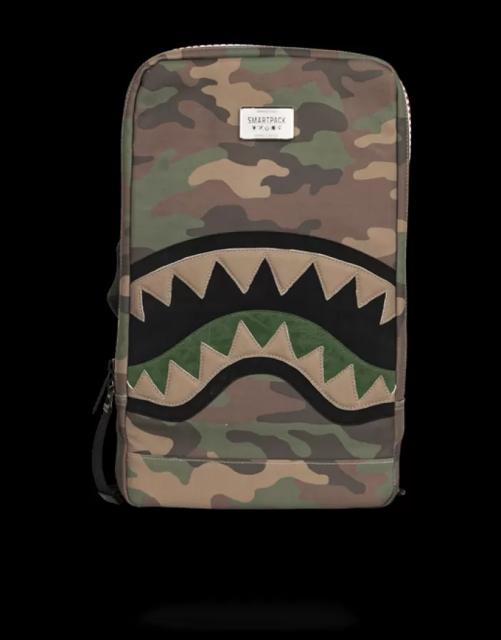 BACKPACKS*Sprayground CUT u0026 SEW SHARK SMARTPACK (CAMO)