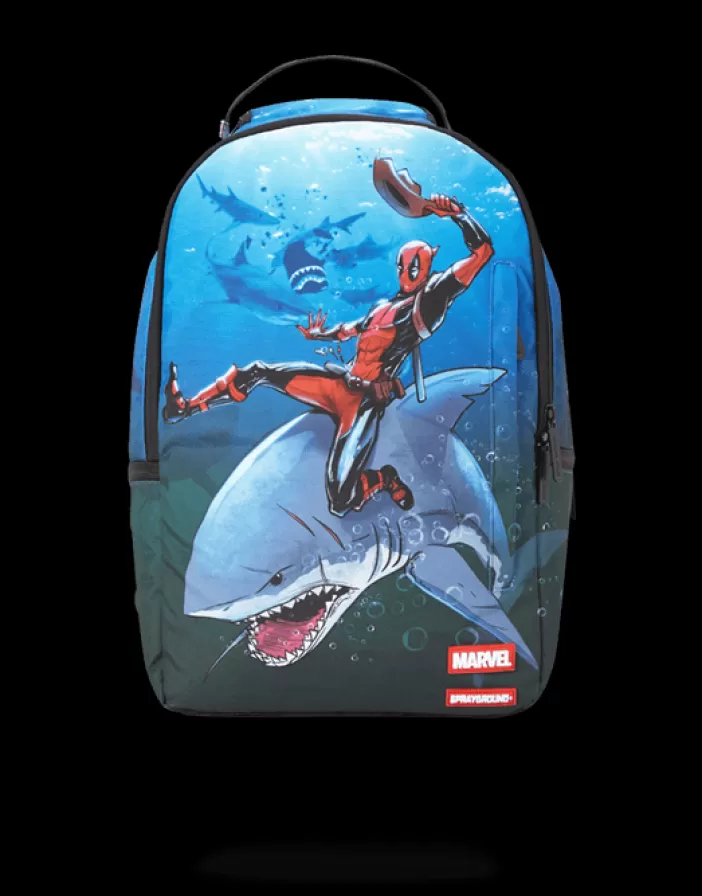 BACKPACKS*Sprayground DEADPOOL ATTACK SHARK