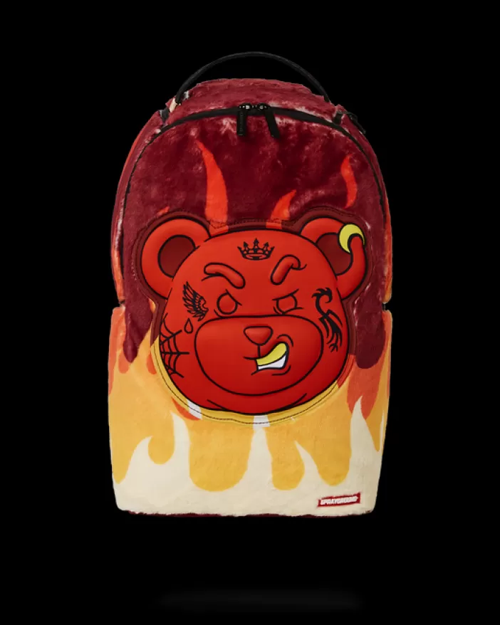 BACKPACKS*Sprayground DIABLO COZY VELOUR FUR BACKPACK