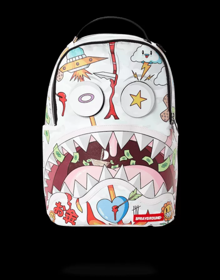 BACKPACKS*Sprayground DISTURBED SHARK