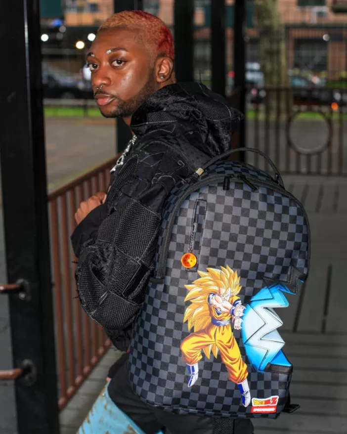 BACKPACKS*Sprayground DRAGON BALL Z KAMEHAMEHA SHARK BITE BACKPACK (DLXV)