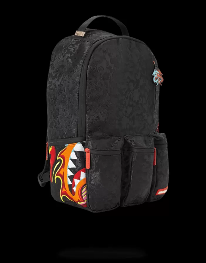 BACKPACKS*Sprayground DRAGON SIDE SHARK CARGO