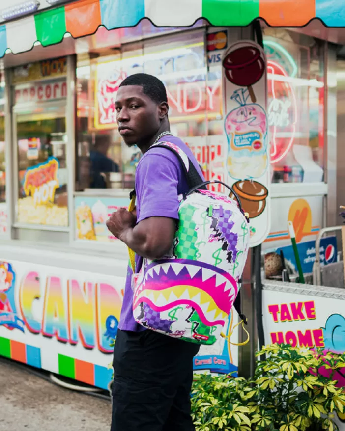 BACKPACKS*Sprayground DREAMY TECHNICOLOR BACKPACK (DLXV)