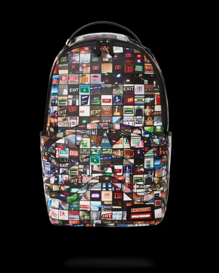 BACKPACKS*Sprayground EXIT ART COLLAB BACKPACK (DLXV)