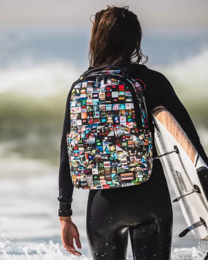 BACKPACKS*Sprayground EXIT ART COLLAB BACKPACK (DLXV)