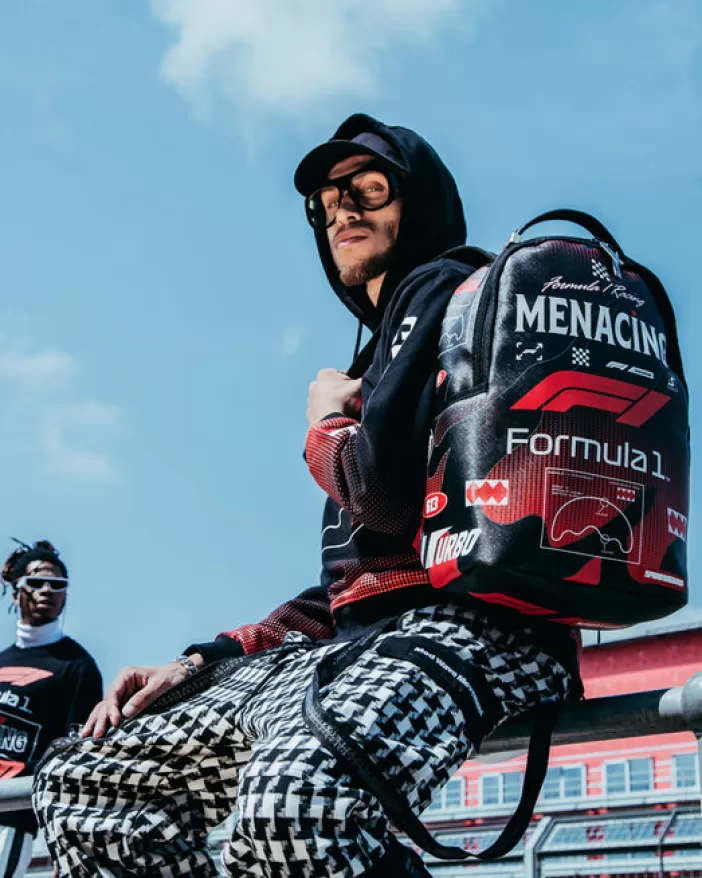 BACKPACKS*Sprayground FORMULA 1 MENACING BACKPACK (DLXV)