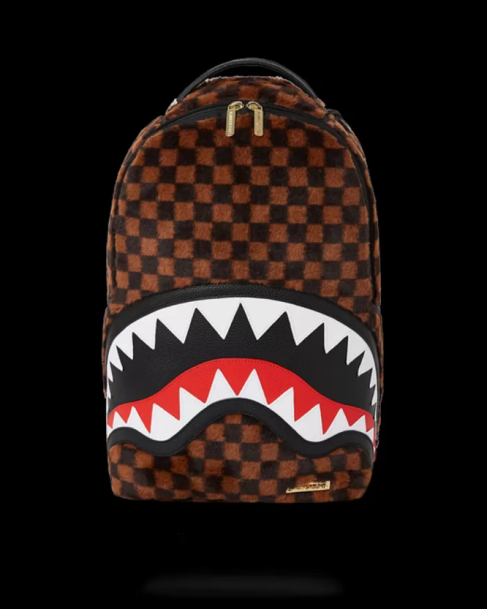 BACKPACKS*Sprayground FURRR SHARKS IN PARIS BACKPACK (DLXV)