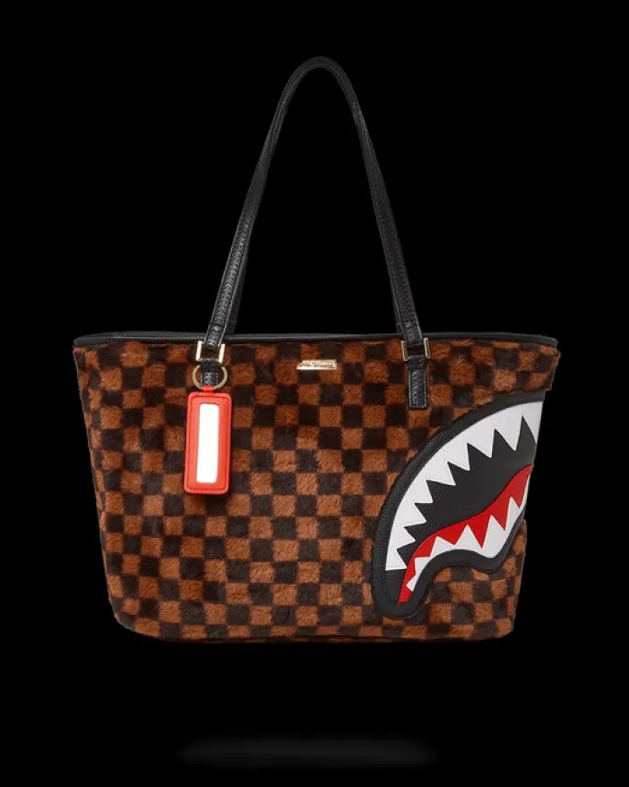 TOTES | HANDBAGS*Sprayground FURRR SHARKS IN PARIS TOTE