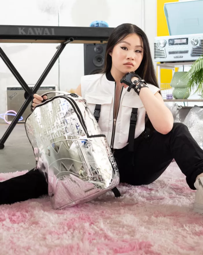 BACKPACKS*Sprayground FUTURE TITAN (METALLIC) BACKPACK (DLXV)