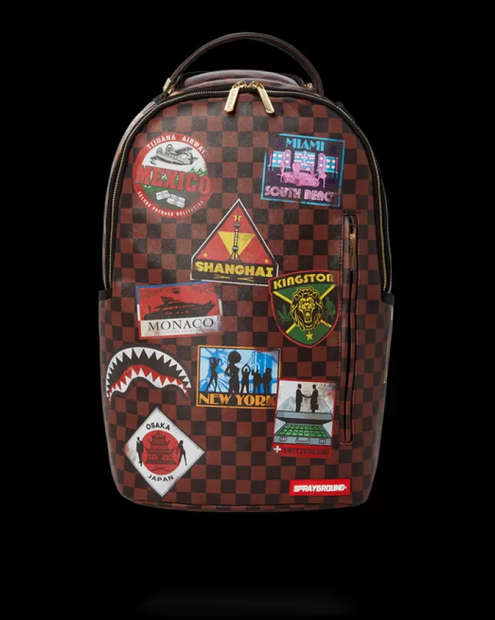 BACKPACKS*Sprayground GLOBAL MOGUL DLXV BACKPACK