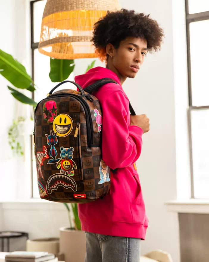 BACKPACKS*Sprayground GLOBAL MOGUL POPAGANDA RON ENGLISH EDITION BACKPACK