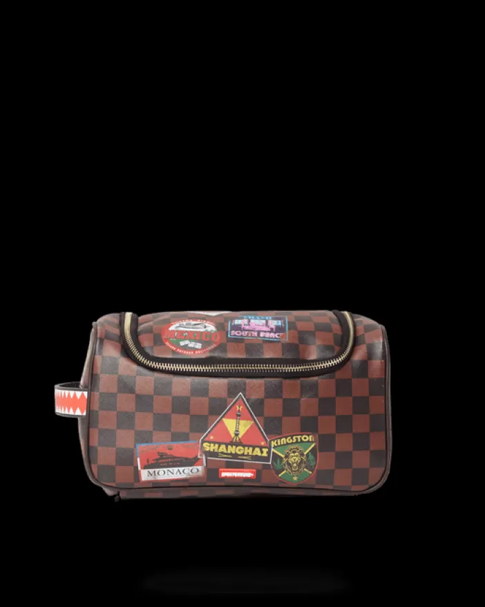 TOILETRIES AKA MONEY BAGS*Sprayground GLOBAL MOGUL TOILETRY BAG