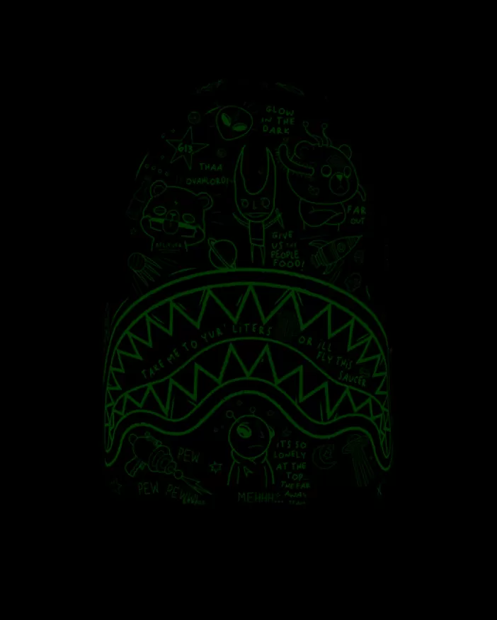 BACKPACKS*Sprayground GLOW THE SPACE BACKPACK (GLOW IN THE DARK EFFECT)