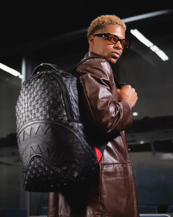 BACKPACKS*Sprayground HANDWOVEN CUT u0026 SEW BACKPACK
