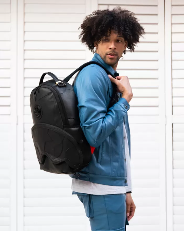 BACKPACKS*Sprayground HEAVY METAL SHARK BLACK BACKPACK (DLXV)