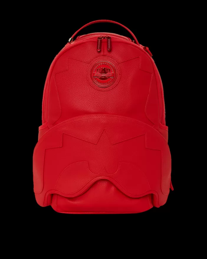 BACKPACKS*Sprayground HEAVY METAL SHARK RED BACKPACK (DLXV)