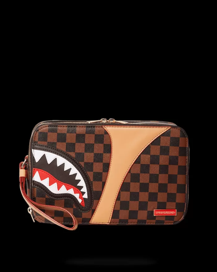 TOILETRIES AKA MONEY BAGS*Sprayground HENNY AIR TO THE THRONE TOILETRY