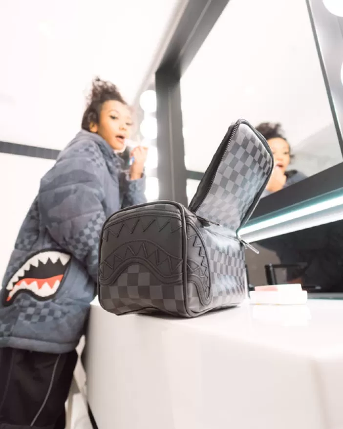 TOILETRIES AKA MONEY BAGS*Sprayground HENNY BLACK TOILETRY BAG