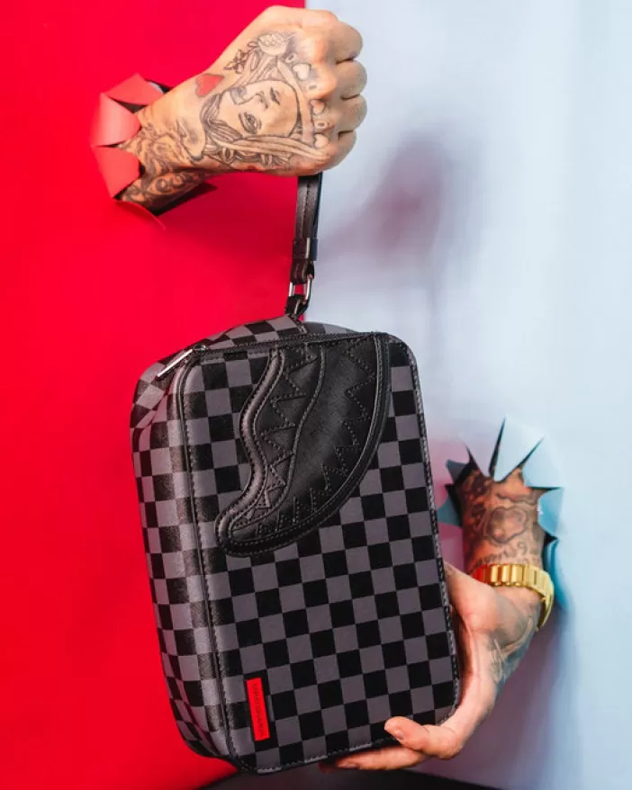 TOILETRIES AKA MONEY BAGS*Sprayground HENNY BLACK TOILETRY BAG