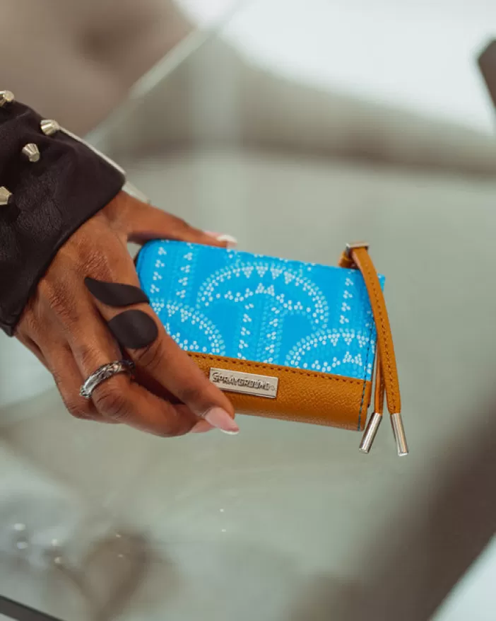 WALLETS*Sprayground ILLUCHAINS TURQ WALLET