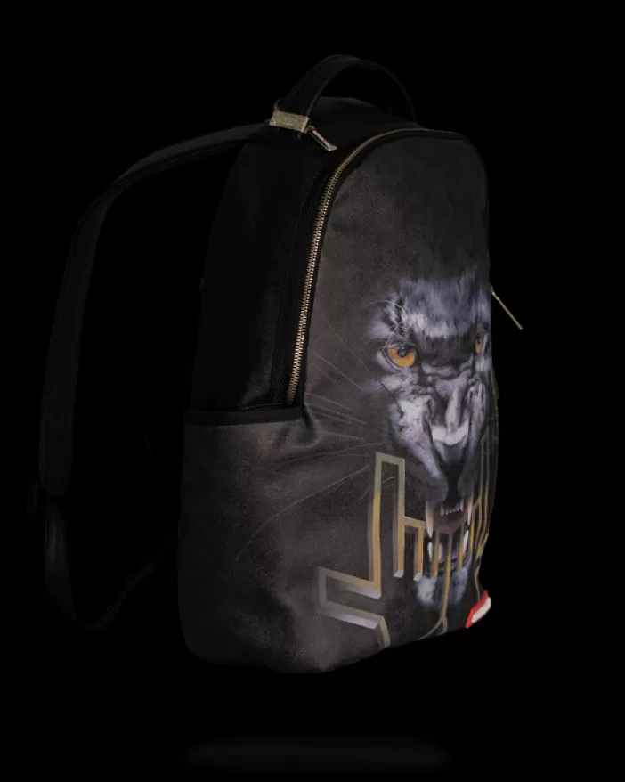 BACKPACKS*Sprayground JESSE LINGARD JUNGLE BLACK PANTHER BACKPACK
