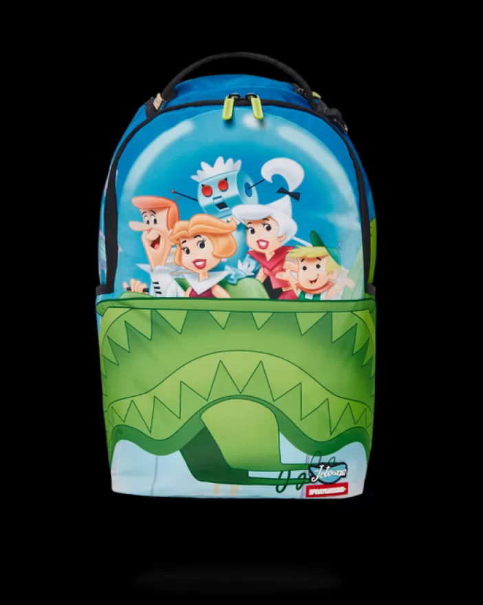 BACKPACKS*Sprayground JETSONS FLYING SHARKMOUTH BACKPACK (DLXR)