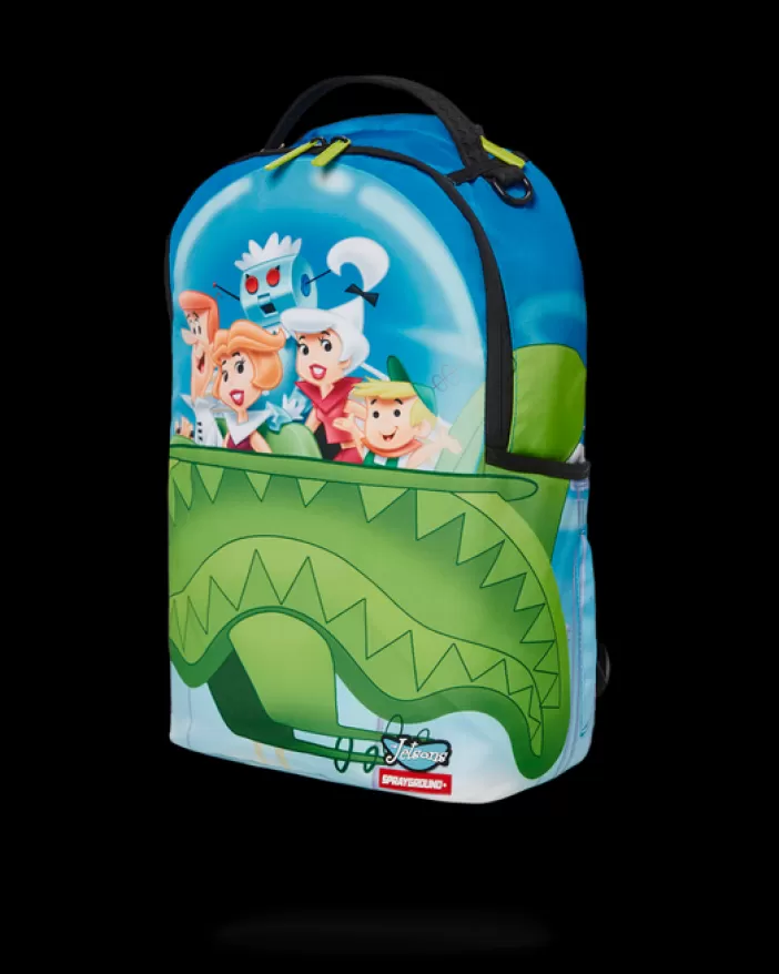 BACKPACKS*Sprayground JETSONS FLYING SHARKMOUTH BACKPACK (DLXR)
